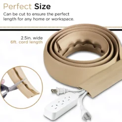 Cordinate Cable Management Floor Cover, 6ft.