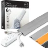 Cordinate Cable Management Floor Cover, 6ft., Gray