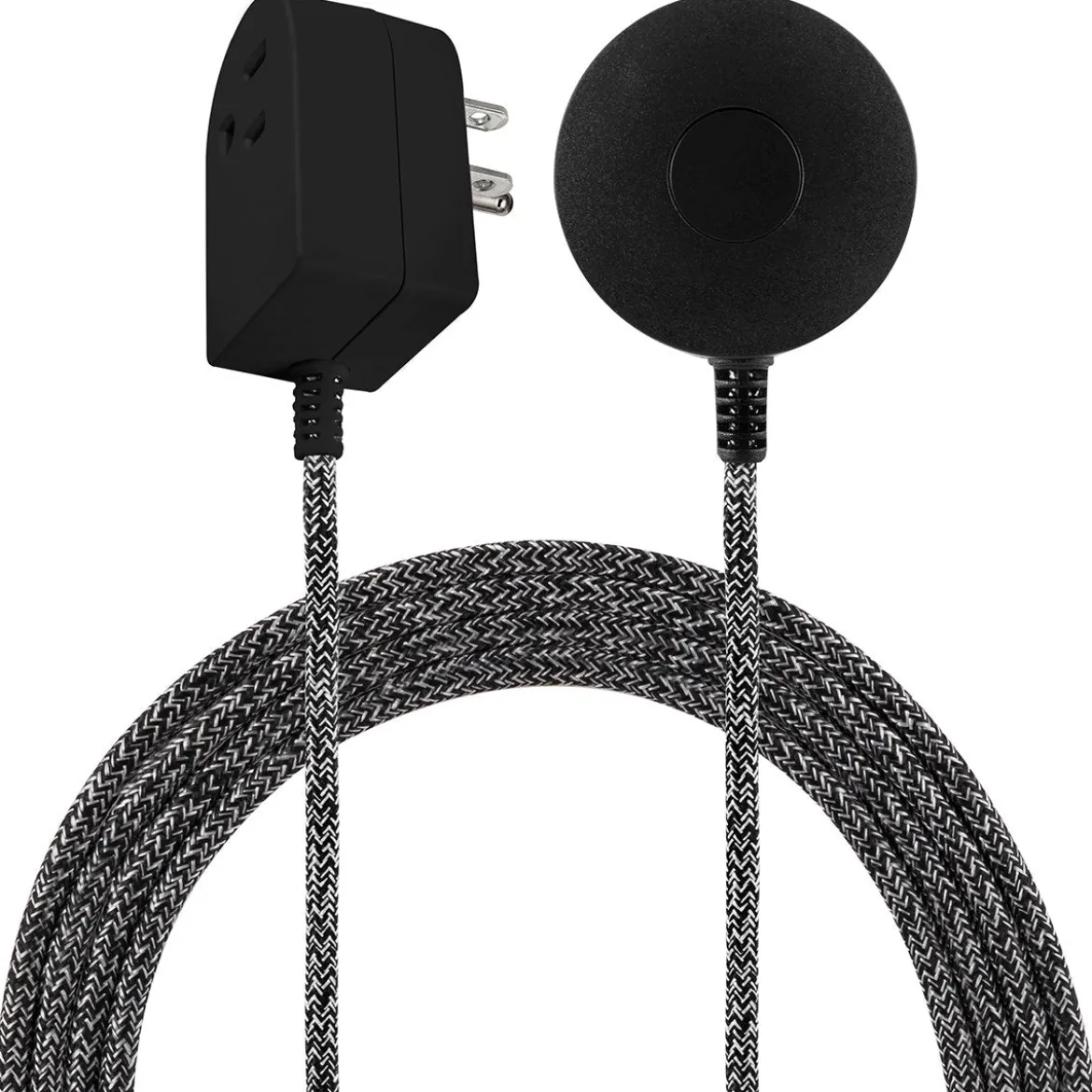 Cordinate Tabletop Switch with 6ft. Braided Cord, Black