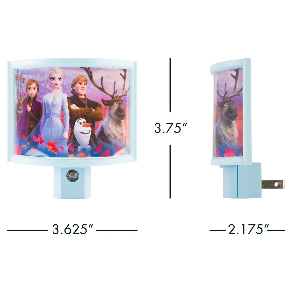 Disney Frozen II Wrap Shade LED Night Light, Blue