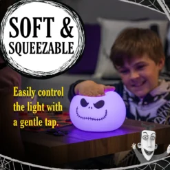 Disney Jack Skellington Color-Changing Tabletop LED Night Light, White