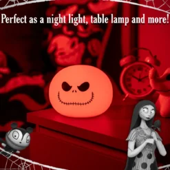 Disney Jack Skellington Color-Changing Tabletop LED Night Light, White