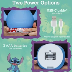 Disney Lilo and Stitch Squish'ems Dimmable Tabletop LED Night Light
