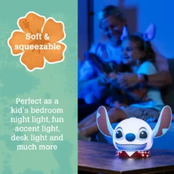 Disney Lilo and Stitch Squish'ems Dimmable Tabletop LED Night Light