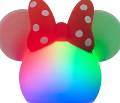Disney Minnie Mouse Color-Changing Tabletop LED Night Light, White