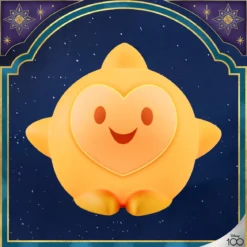 Disney WISH Star Squishy Dimmable Tabletop LED Night Light, Yellow