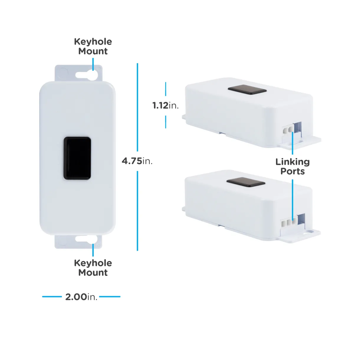 Enbrighten BrightLink Motion-Activated Switch, White