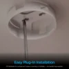 Enbrighten Color Changing Cabinet Puck Lights Plug-In, White