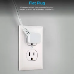 Enbrighten Color Changing Cabinet Puck Lights Plug-In, White