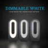 Enbrighten Dimmable Color Changing LED Tabletop Lamp, White