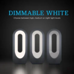 Enbrighten Dimmable Color Changing LED Tabletop Lamp, White