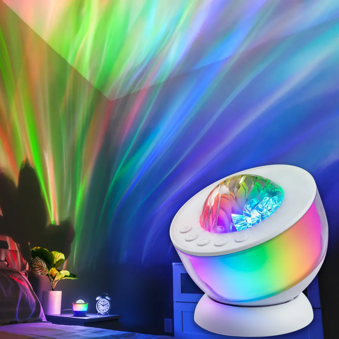 Enbrighten Galaxy Wave Projector Globe Light
