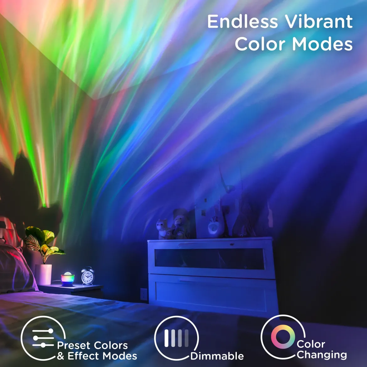 Enbrighten Galaxy Wave Projector Globe Light
