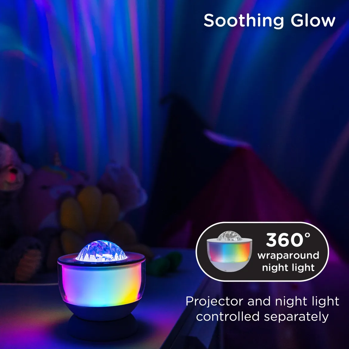 Enbrighten Galaxy Wave Projector Globe Light
