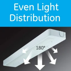 Enbrighten 24in. Direct Wire LED Under Cabinet Light Fixture, White