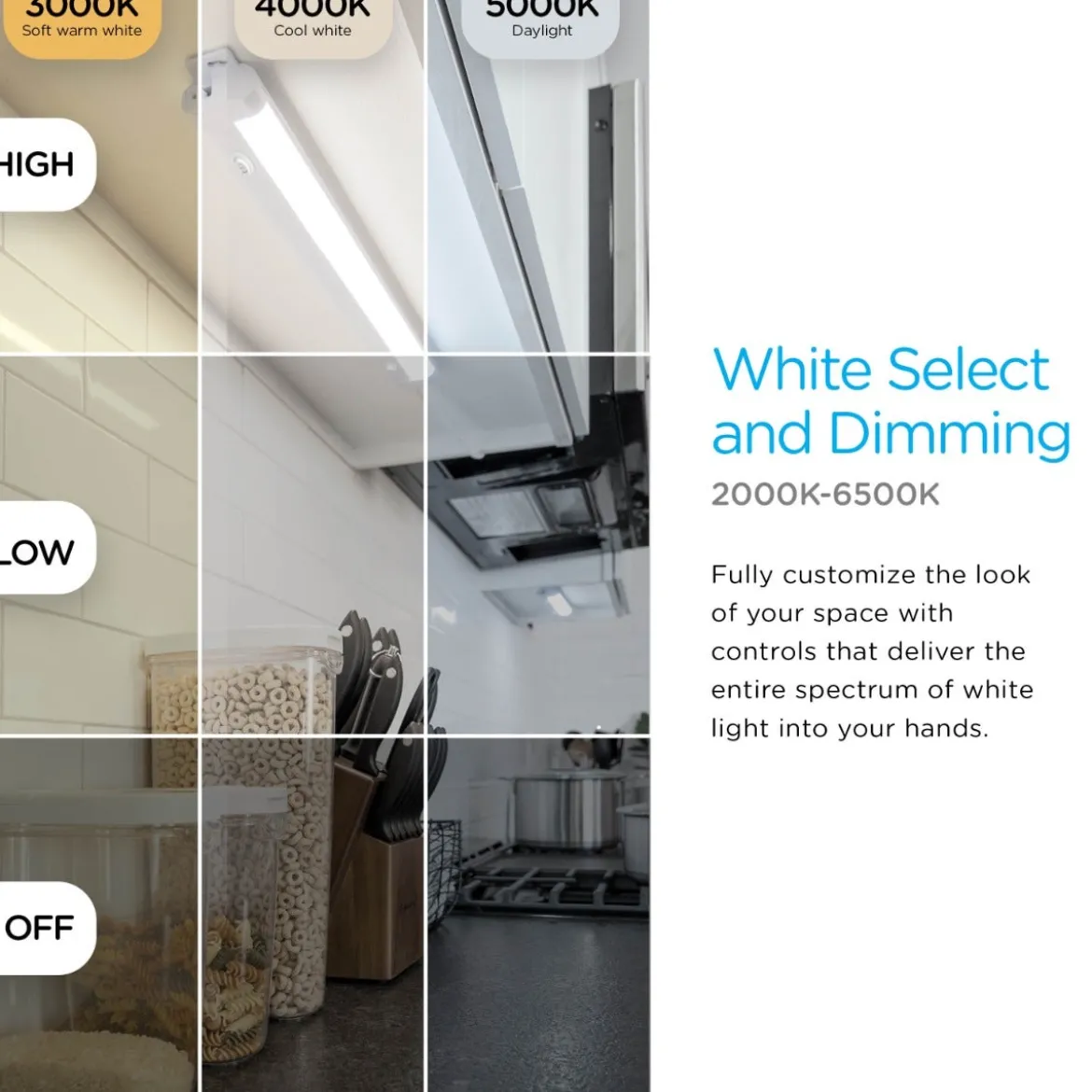 Enbrighten 16in. LED Light Fixture with White Select
