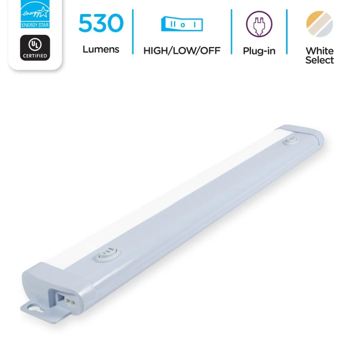 Enbrighten 16in. LED Light Fixture with White Select