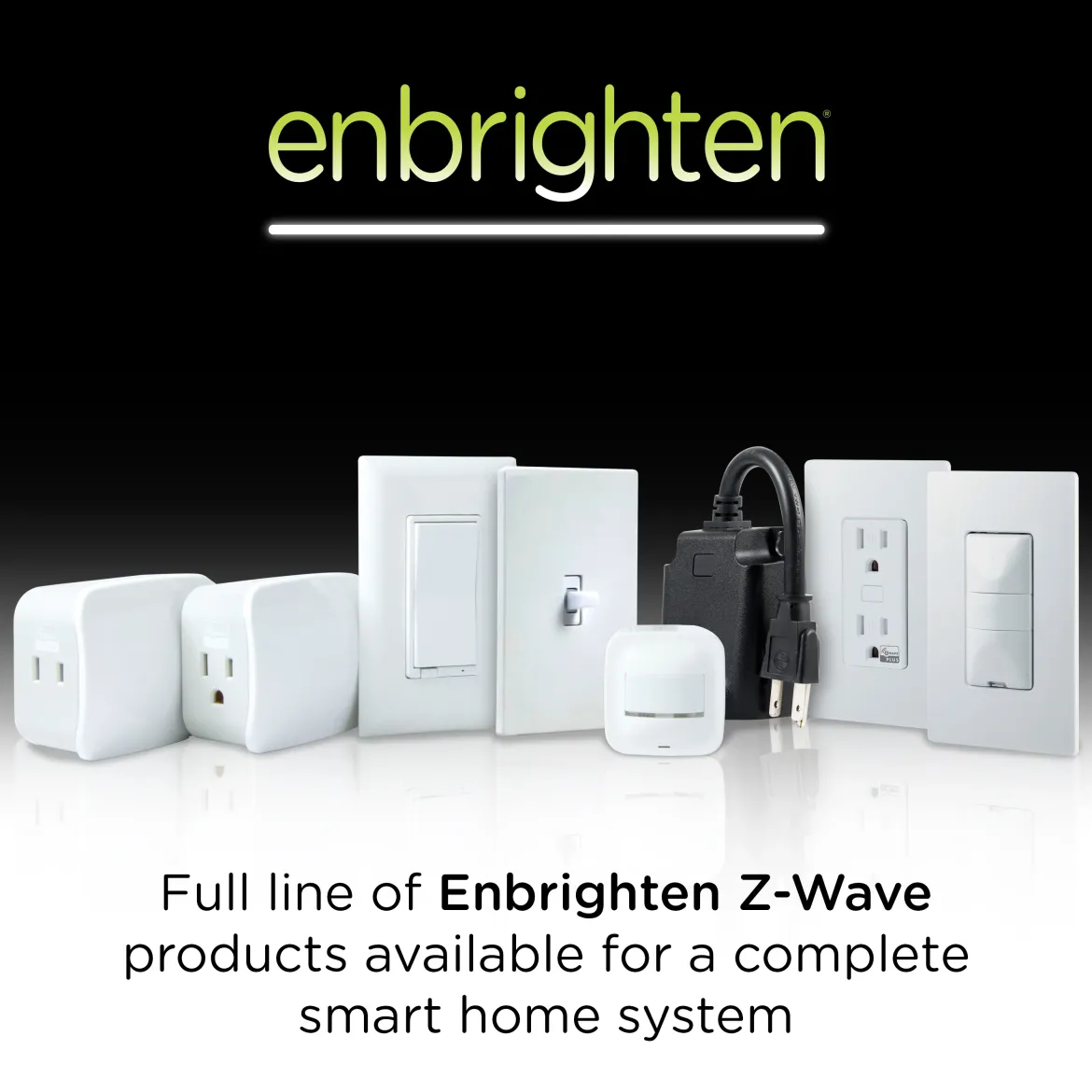 Enbrighten In-Wall Z-Wave Tamper-Resistant Smart Outlet