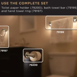 Enbrighten LED Motion Sensing Towel Bar Light, Brushed Nickel