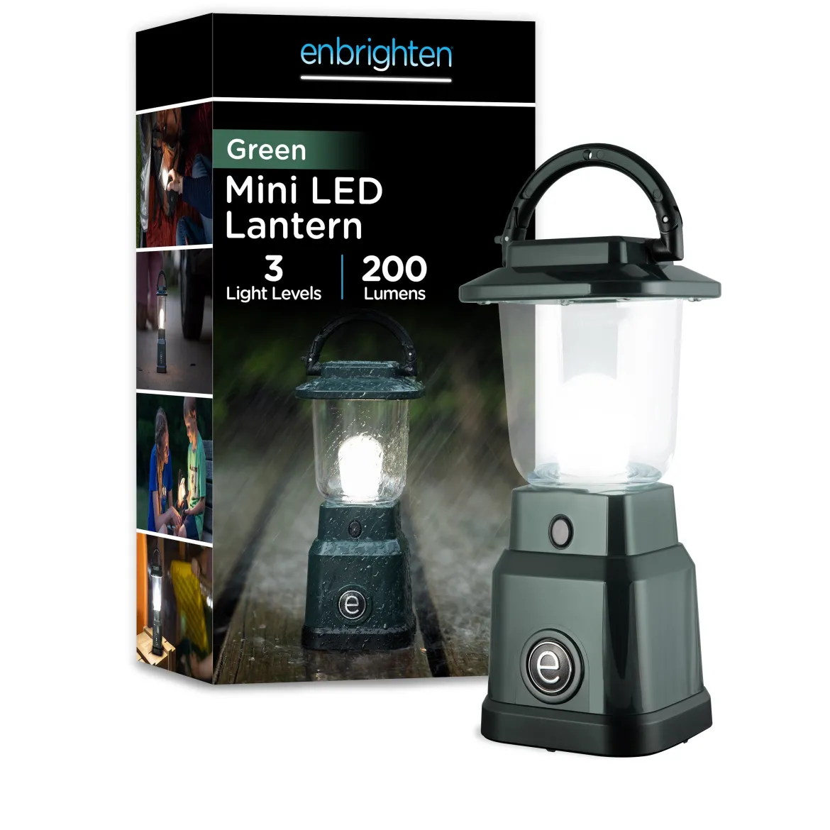 Enbrighten Mini Lantern, Green