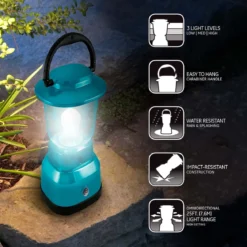 Enbrighten Mini Lantern, Teal