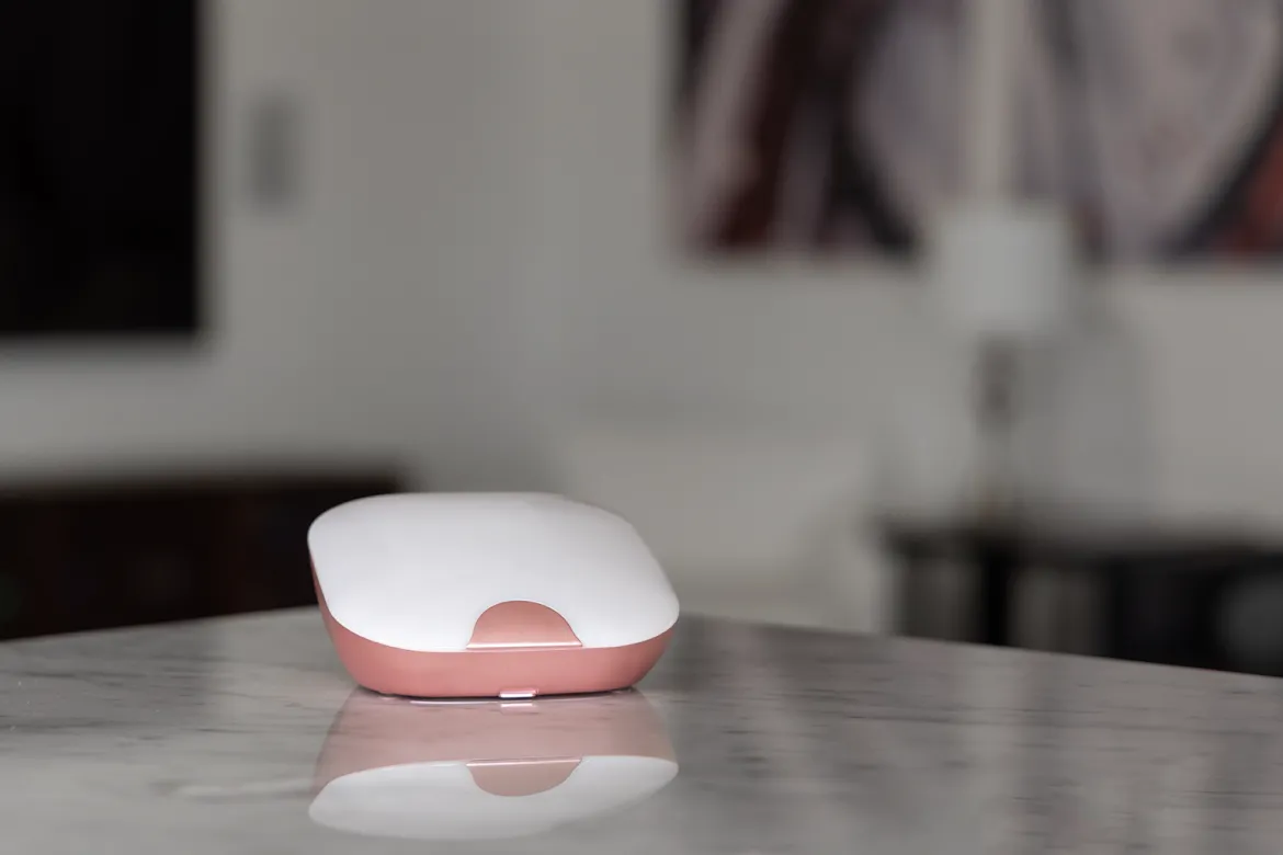 Enbrighten Tabletop Dimmable Color Changing LED SleepLite, Rose Gold