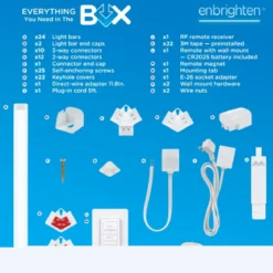 Enbrighten UltraBrite Hex Lights, 24 Light Bars