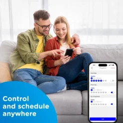 Enbrighten Vibe Indoor Dual-Outlet Wi‑Fi Matter Smart Plug