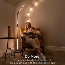 Enbrighten VIBE Indoor Single-Outlet Wi‑Fi Matter Smart Plug