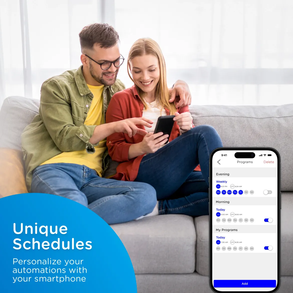 Enbrighten VIBE Indoor Single-Outlet Wi‑Fi Matter Smart Plug, 4 Pack