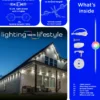 Enbrighten VIBE WiFi Eternity Accent Light Extension Light Strand, 16.5ft. White