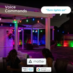 Enbrighten Vibe Wi‑Fi Matter Smart Plug Yard Stake