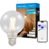Enbrighten Wi-Fi Smart LED Bulb, Filament G25, Dimmable