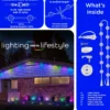 Enbrighten WiFi VIBE Eternity Eave Lights Extension Light Strand, 16.5ft. White