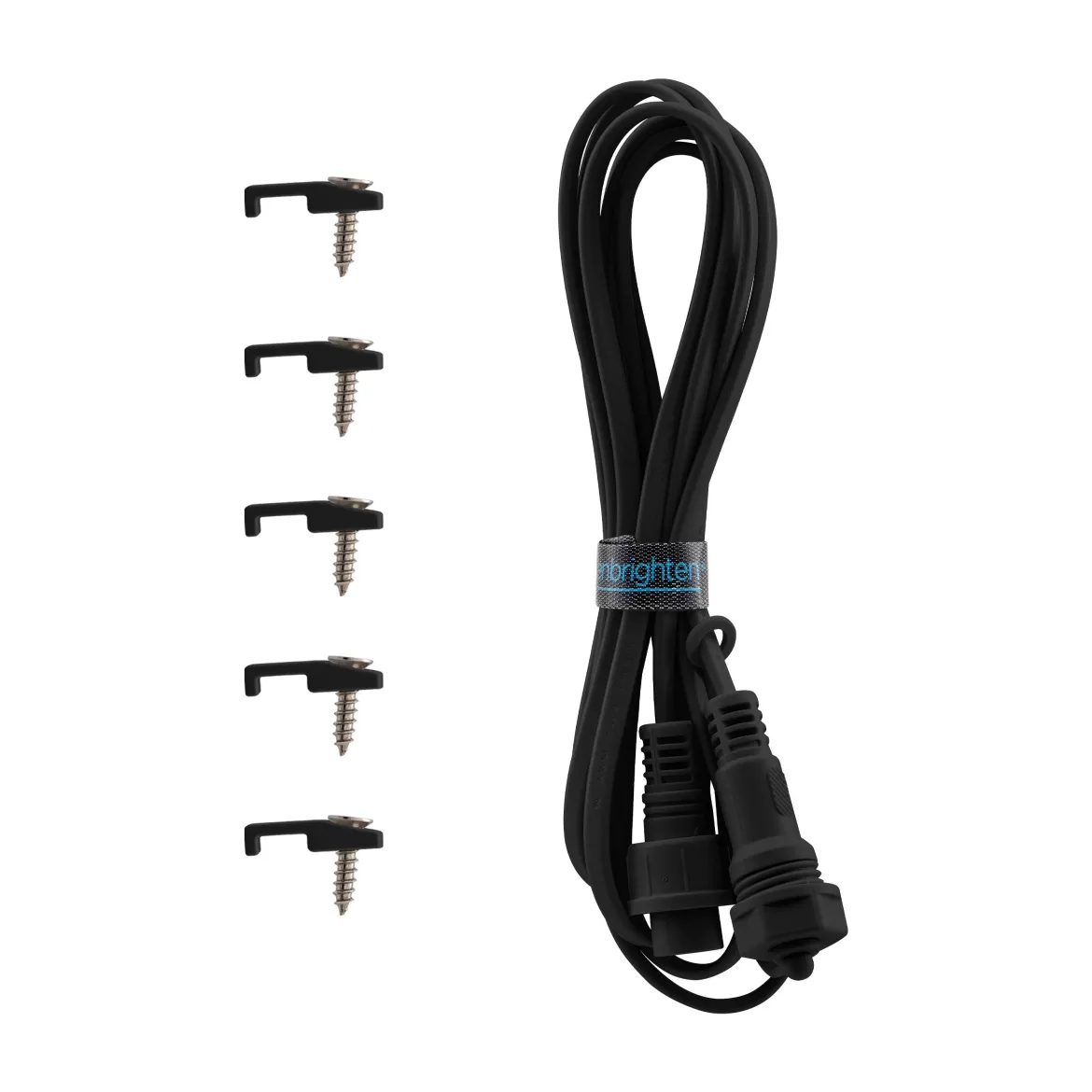 Enbrighten WiFi VIBE Eternity Eave Lights Extension Cable, 10ft. Black