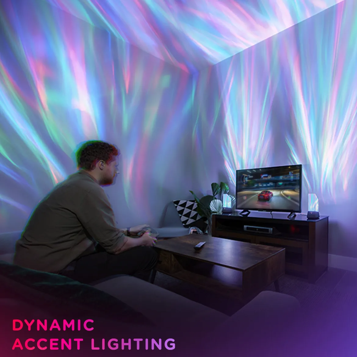 Enbrighten WiFi VIBE Galaxy Projector Titan Tower Night Lights