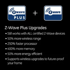 Enbrighten Z-Wave In-Wall Smart Motion Switch, White/Almond