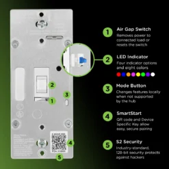 Enbrighten Z-Wave 800 Series In-Wall Smart Switch