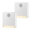Energizer Indoor Battery Operated Motion Activated LED Path Light, 2 Pack, White