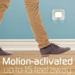 Energizer Indoor/Outdoor Battery Operated Motion Activated LED Path Light, White