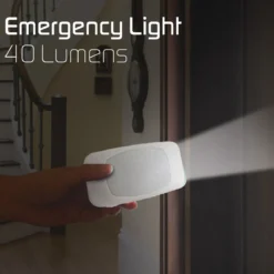 Energizer 4-in-1 Rechargeable Power Failure Light Sensing LED Night Light, White, 6 Pack