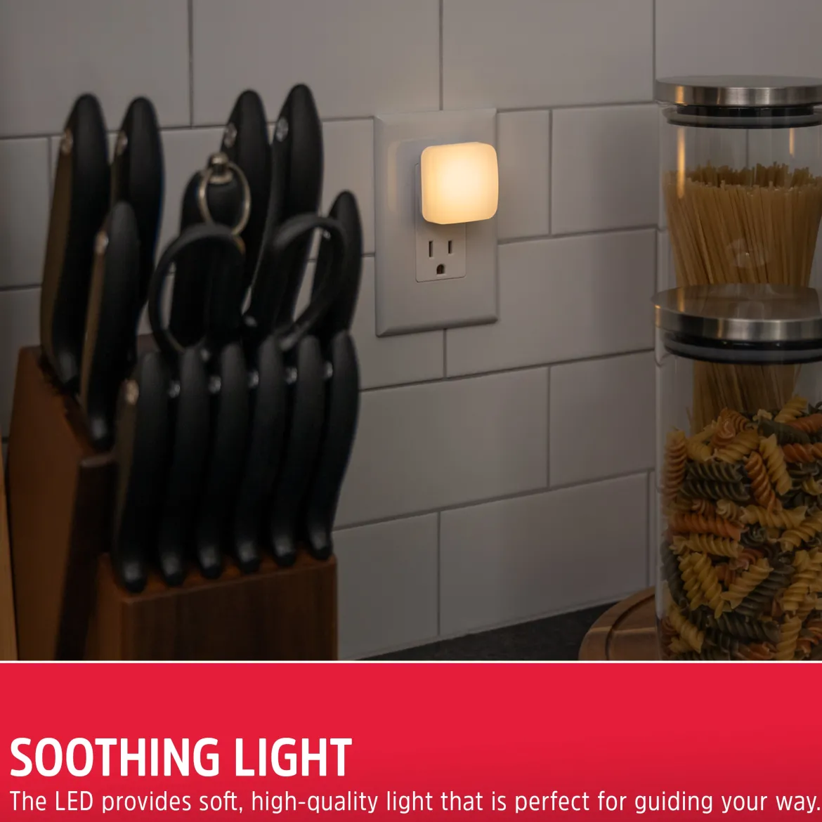 Energizer Mini Square LED Night Light, 4 Pack