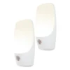 Energizer Plug-In Light Sensing LED Night Light, 2 Pack, White