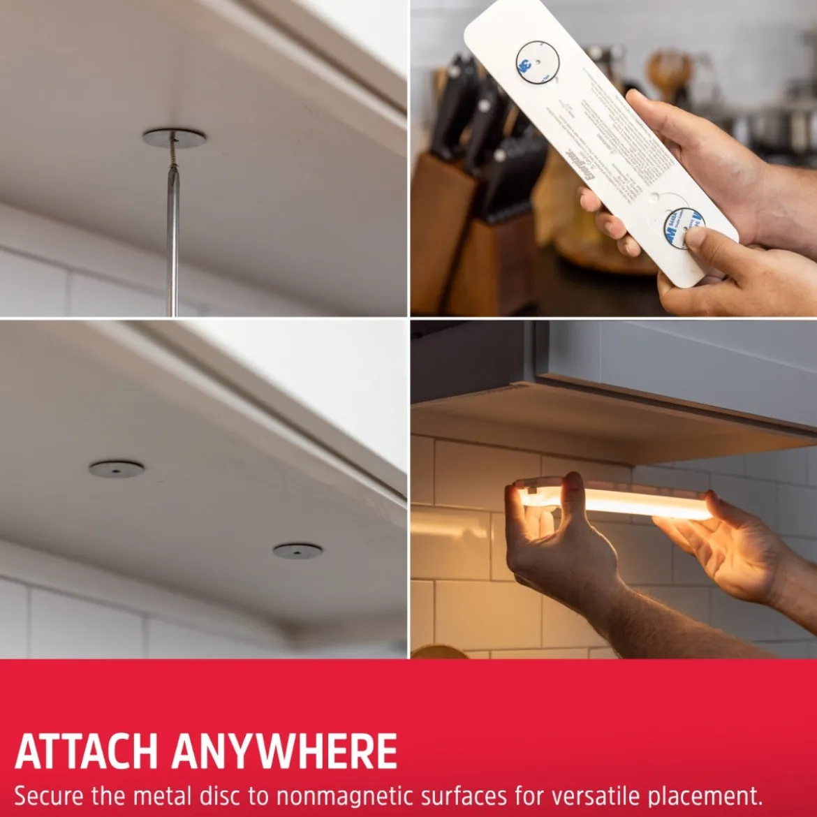 Energizer Rechargeable Motion-Sensing Light Bar, White