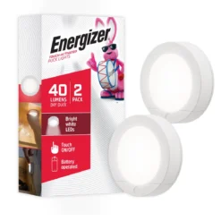 Energizer Touch-Activated LED Puck Light, Battery Operated
