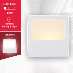 Energizer White Always-On LED Night Light, 2 Pack