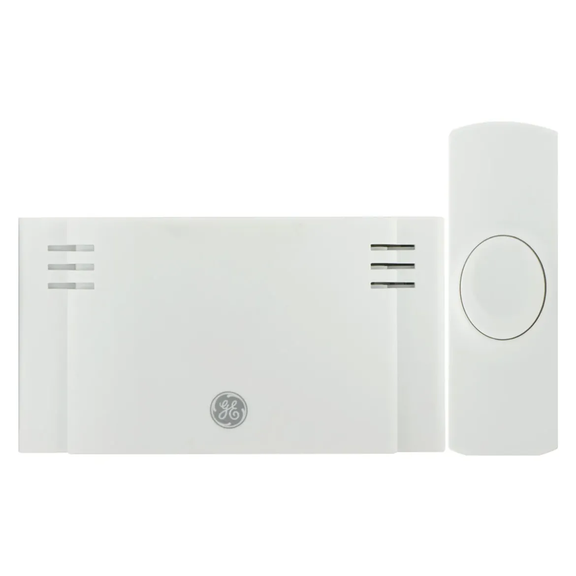 GE Battery Operated 2-Chime Wireless Door Chime Kit, White