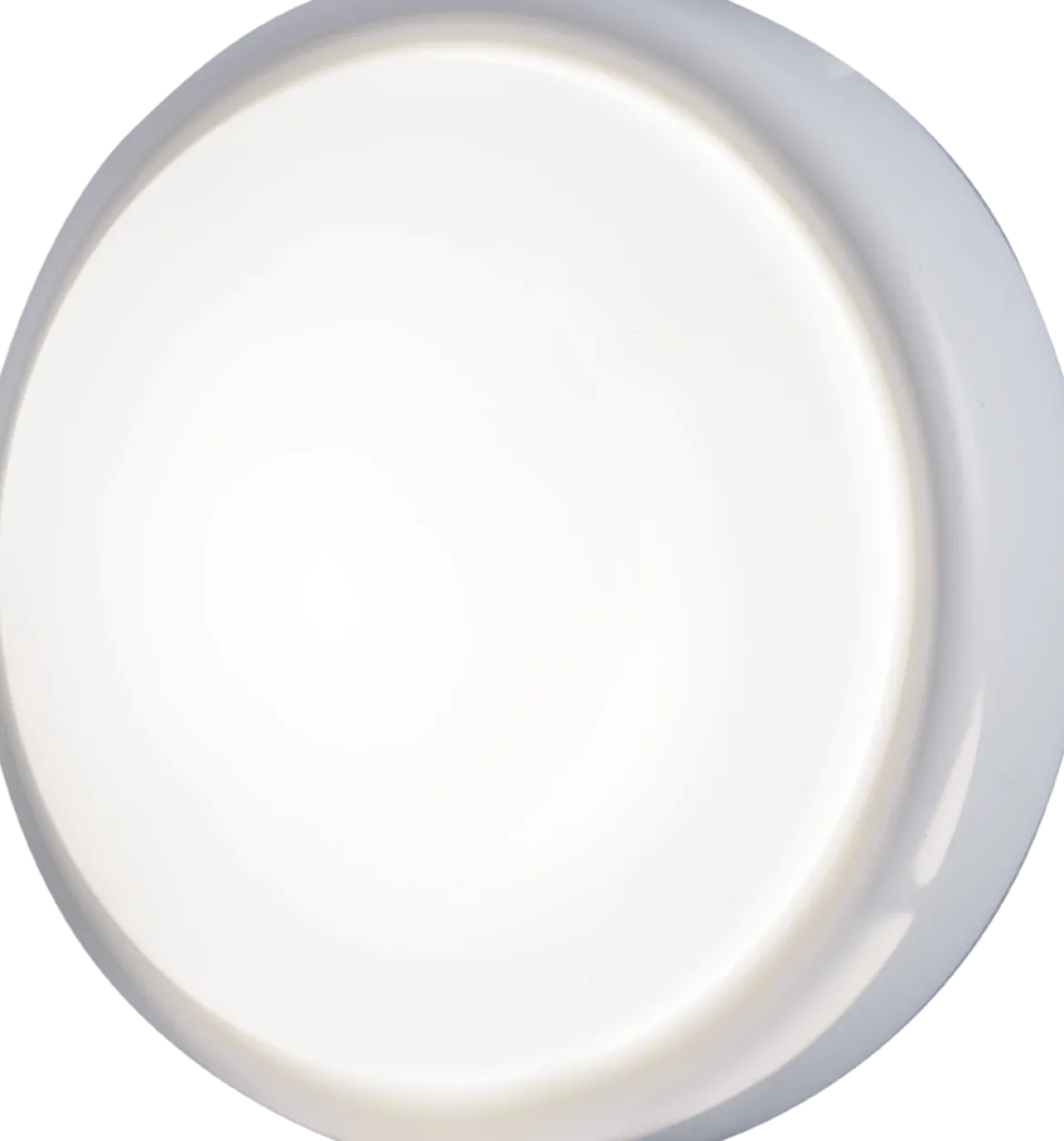 GE Battery Operated Round Tap Light, White