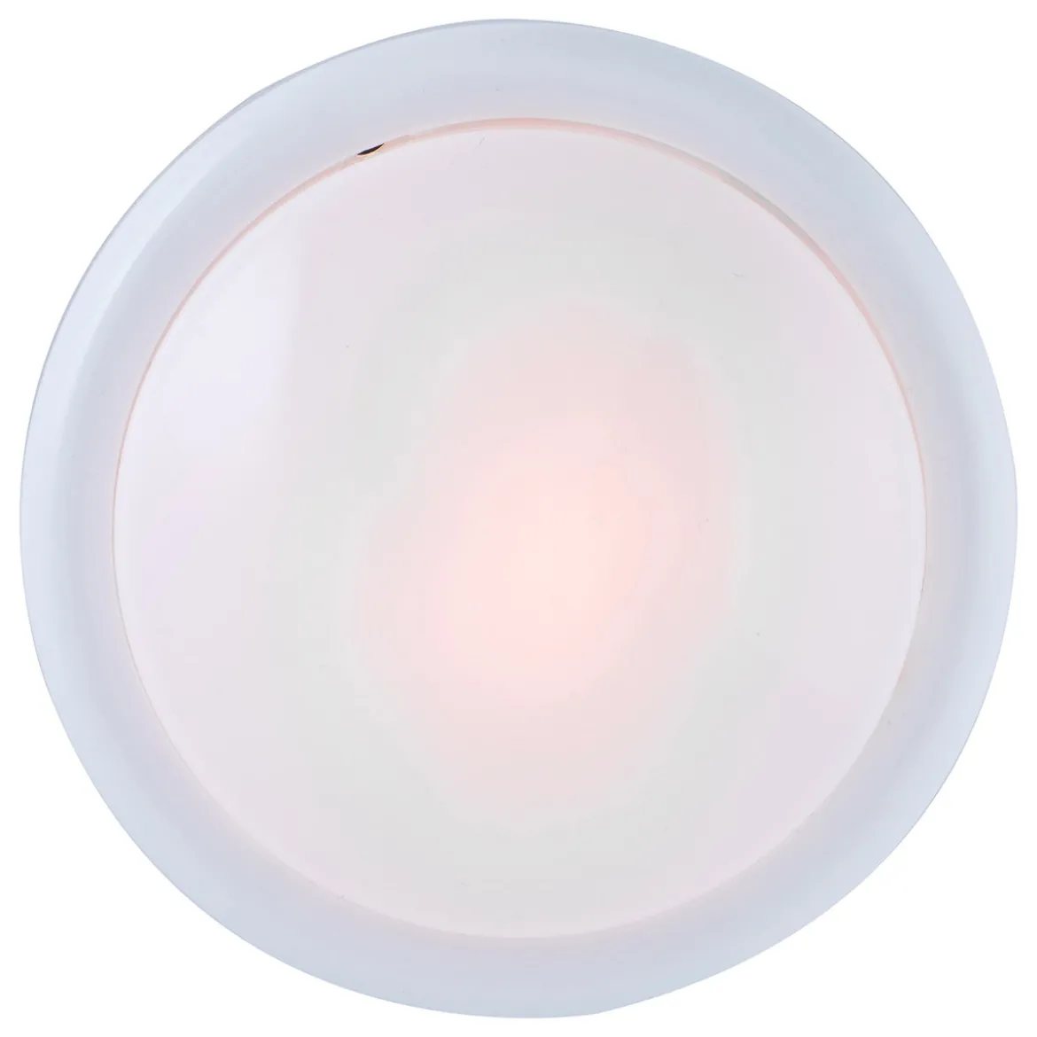 GE Battery Operated Round Tap Light, White