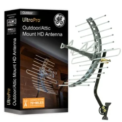 GE-branded Pro Attic-Mount HD TV Antenna